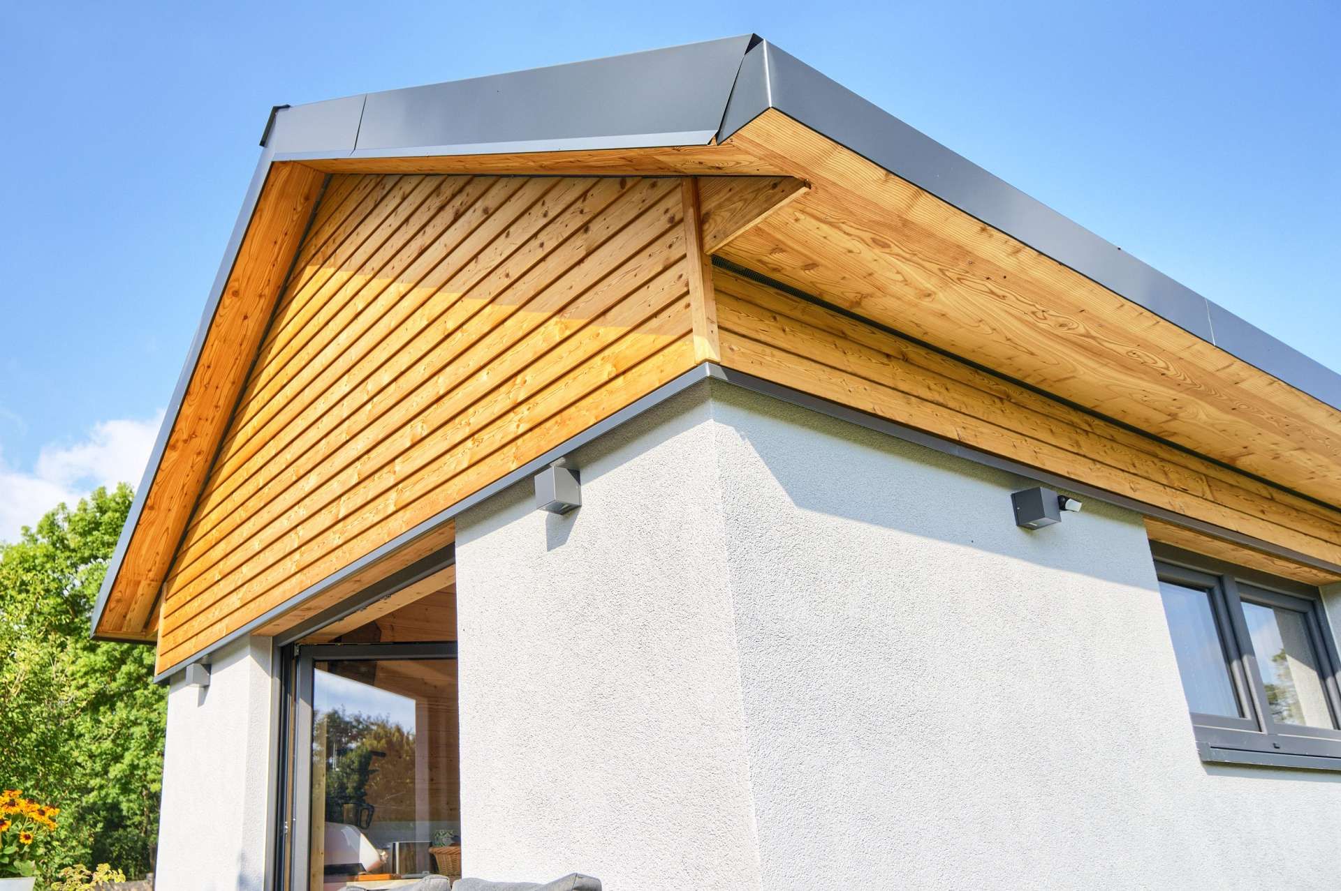 Tinyhouse Dach und Fenster